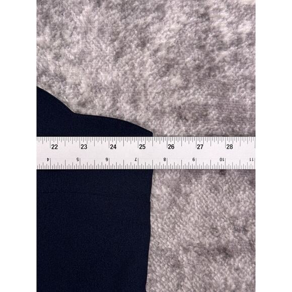 New J Crew Top 22 Womens Navy Blue Scalloped Cami Blouse Plus Size - Picture 6 of 11